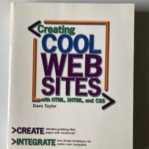 CREATING COOL WEBSITES by Taylor  **used** vg